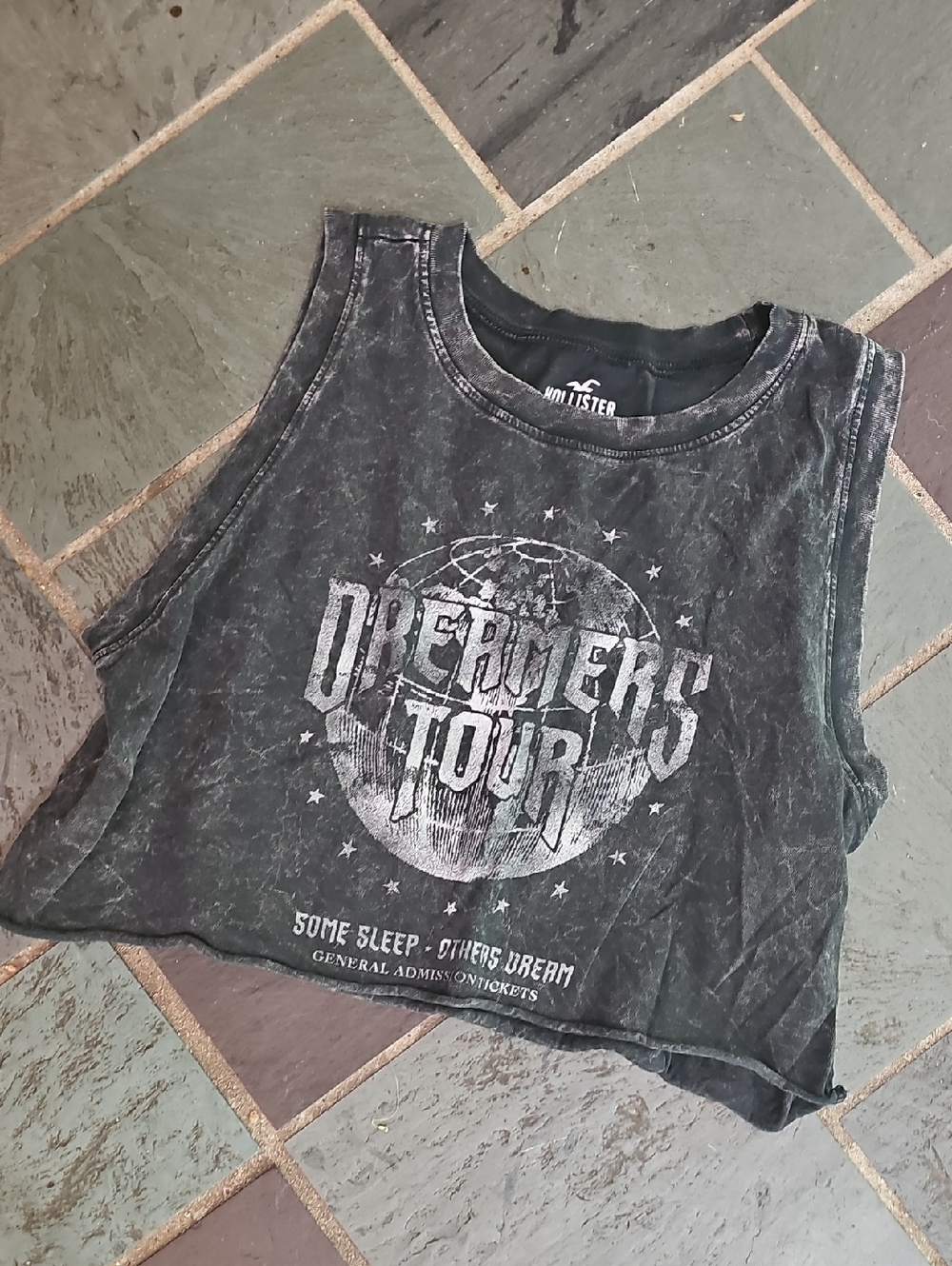 Hollister Black Graphic Logo Tee
